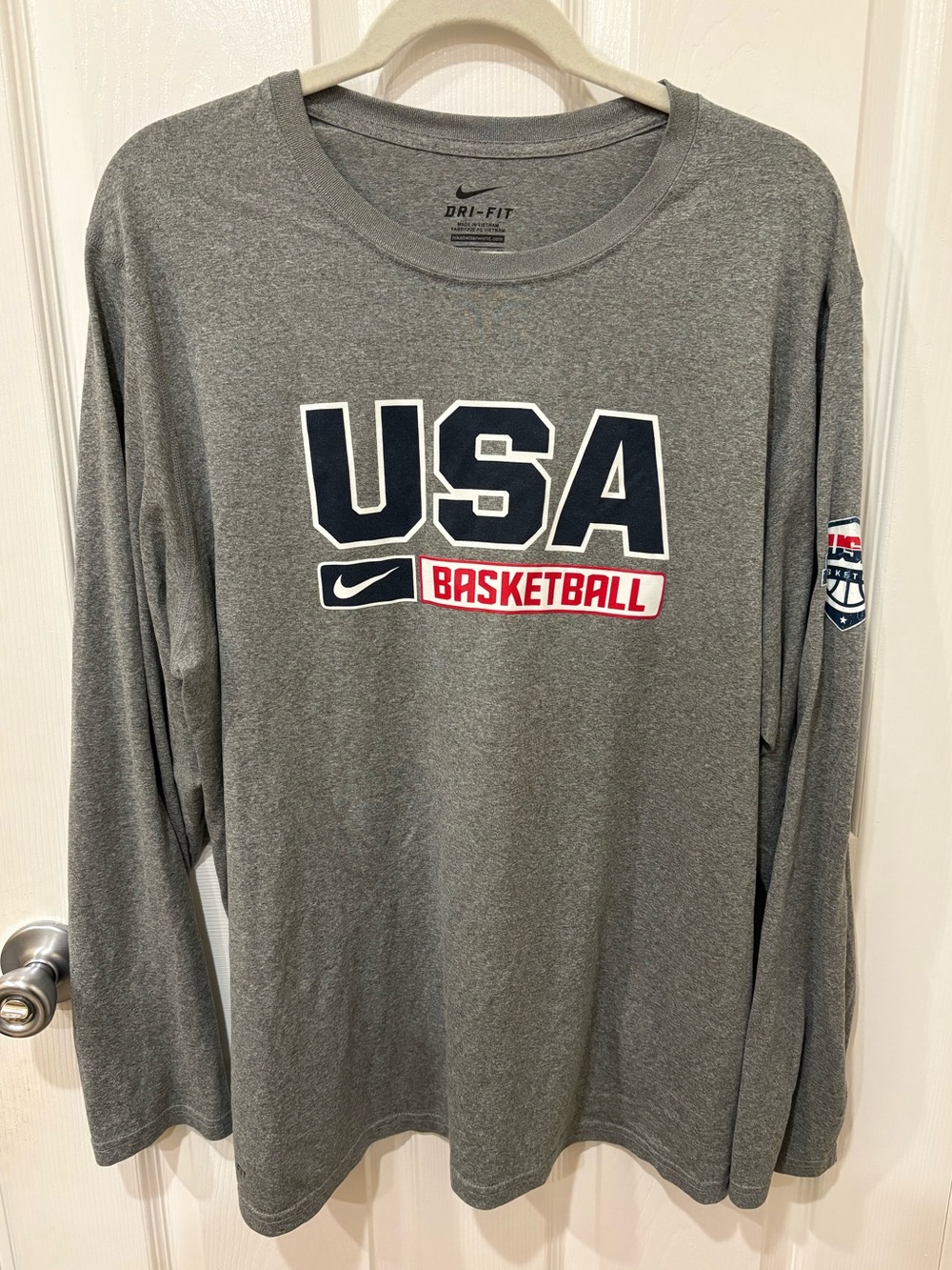 Nike Dri-fit USA Basketball Long Sleeve Shirt